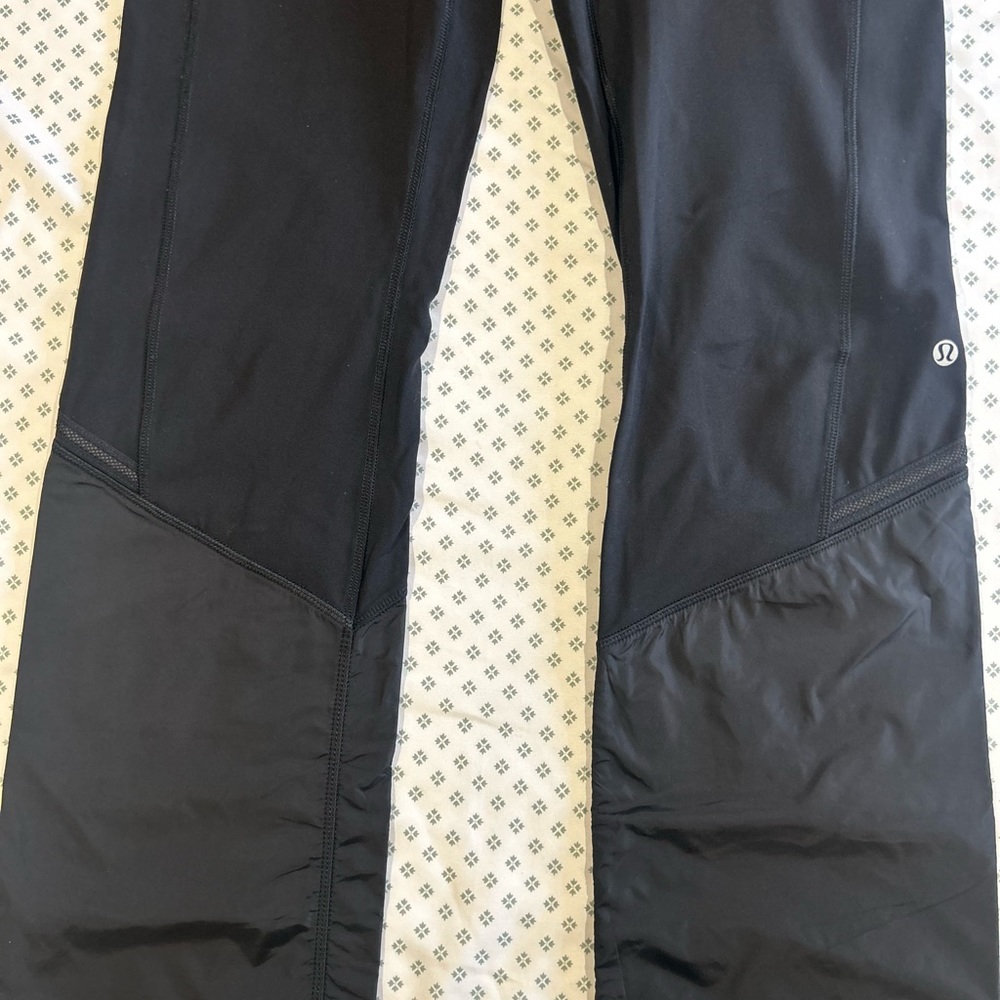 Lululemon full length running pants with flare waterproof ankle SZ.10 NWOT - Picture 2 of 7